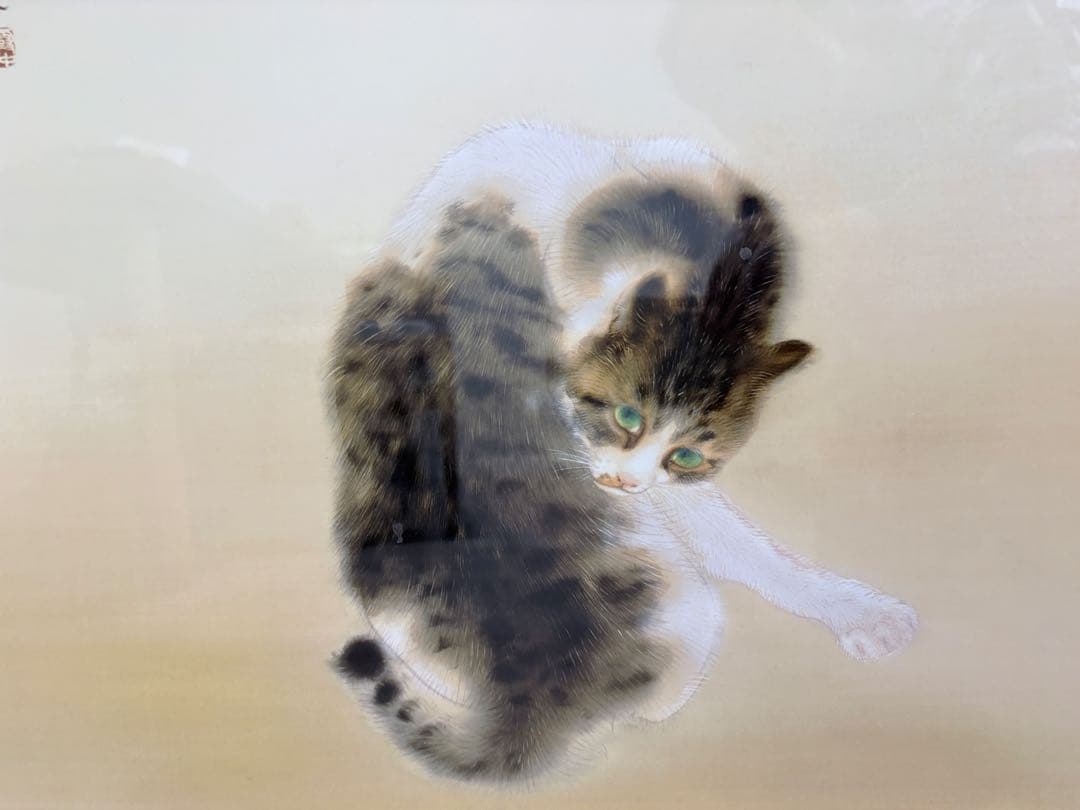 山種公式高精細複製画 竹内栖鳳『班猫』