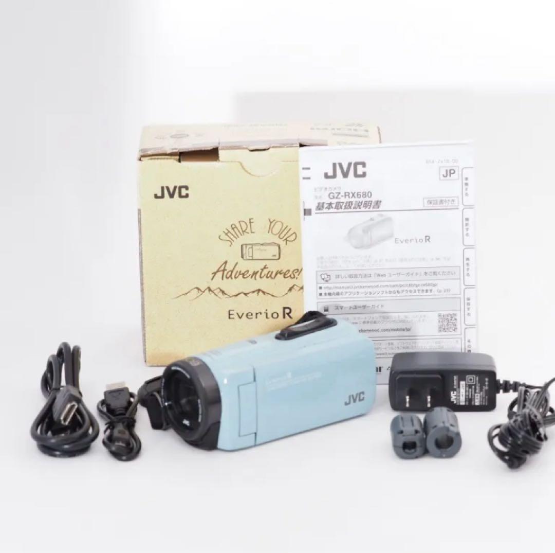 【新品・美品】 JVC GZ-RX680-A Everio R ビデオカメラ