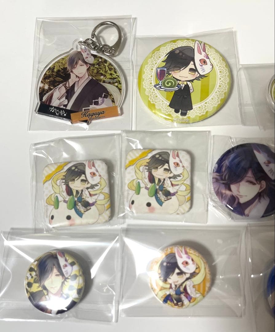 【希少】 大正×対称アリス かぐや 缶バッジ アクキー PC版 特典 アニメガ