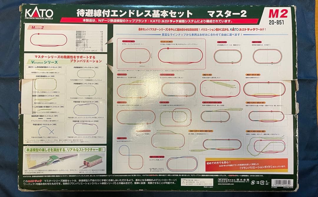 Nゲージ KATO 待避線付きエンドレス基本セット M2(20-851)