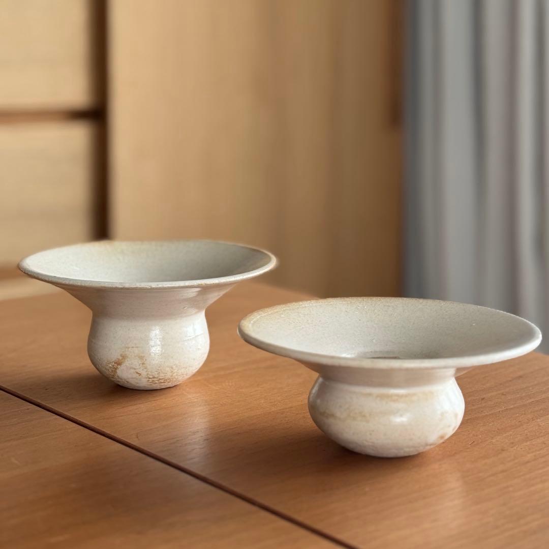 [1/9〆切]超希少入手困難　市川孝　高台鉢　2点セット