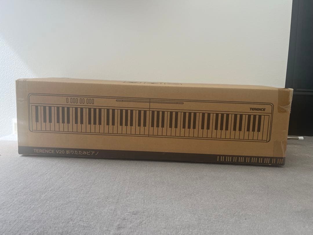 TERENCE 電子ピアノ 88鍵盤 折り畳み式 キーボード タッチレスポンス鍵