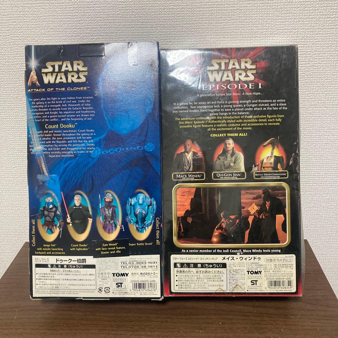 Star Wars フィギュア Count Dooku Mace Windu