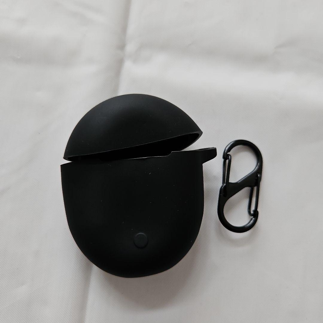 Redmi Buds 4 ケース シリコン アクセサリー カラビナ付き 黒