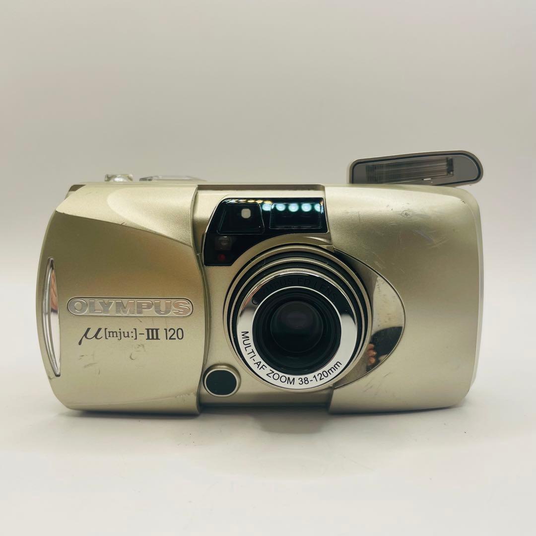 動作確認済　OLYMPUS μ mju Ⅲ 120 フィルムカメラ