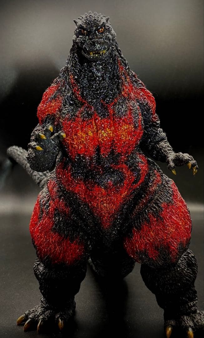 東宝30cmシリーズ ゴジラ（1995）「香港上陸」クリアオレンジVer.完成品