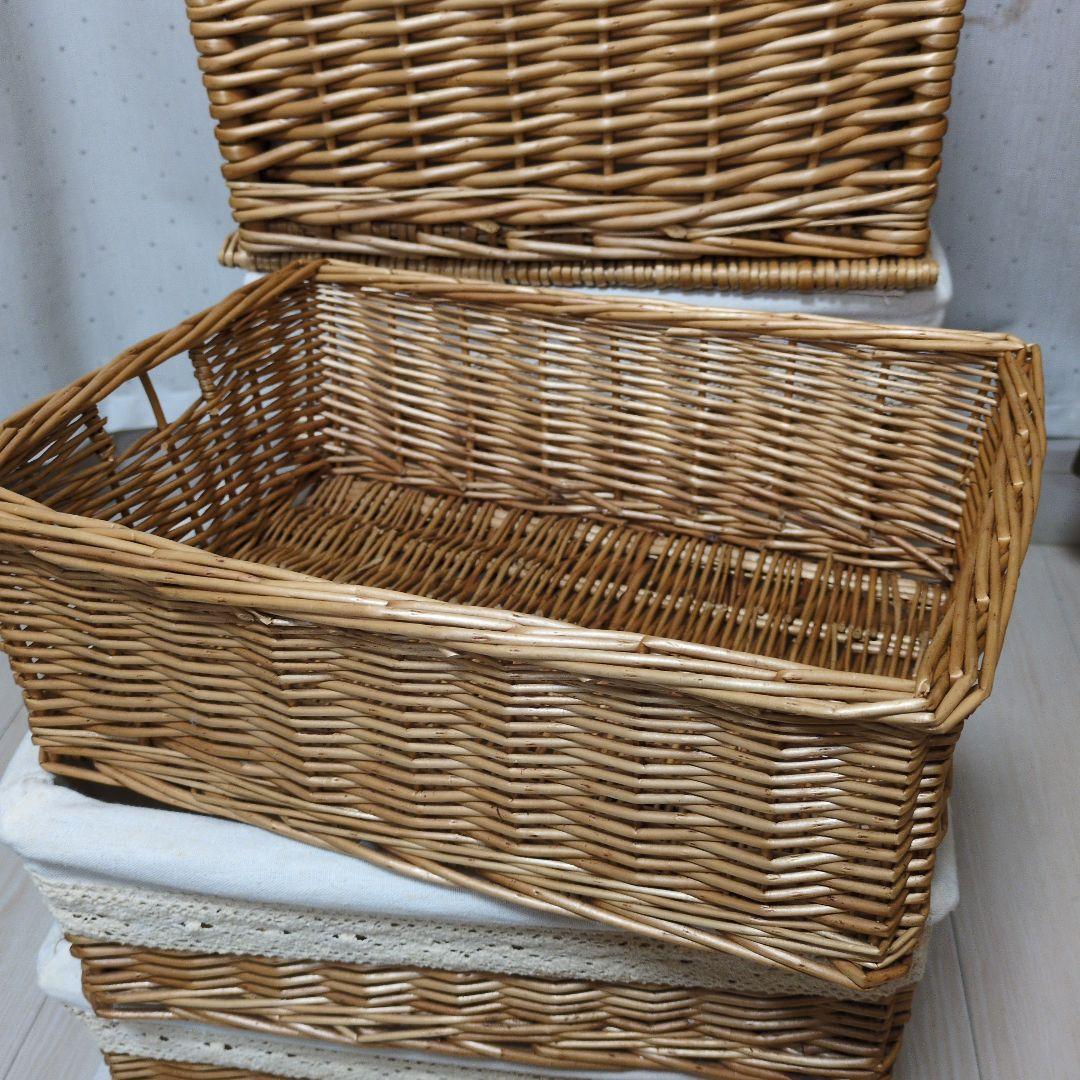 最終価格！　メルカド　バスケット　カゴ　かご　8個セット　籐籠