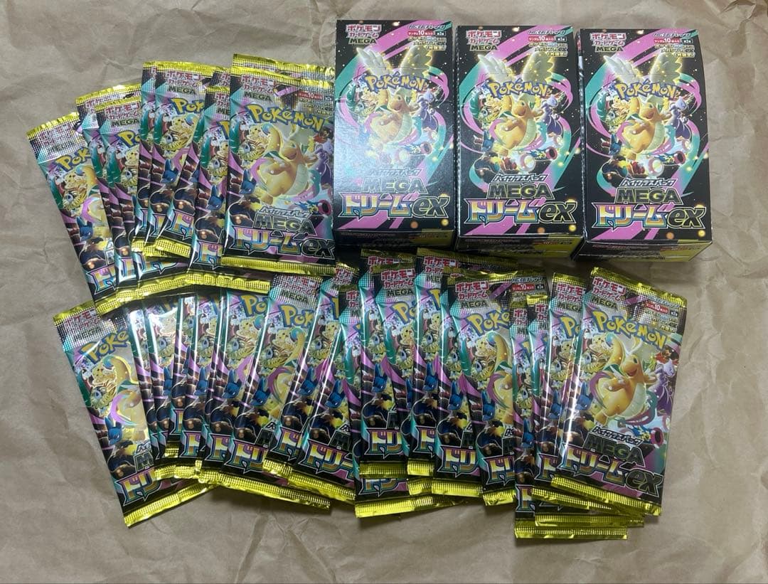 メガドリーム　30パック　ポケモンカード