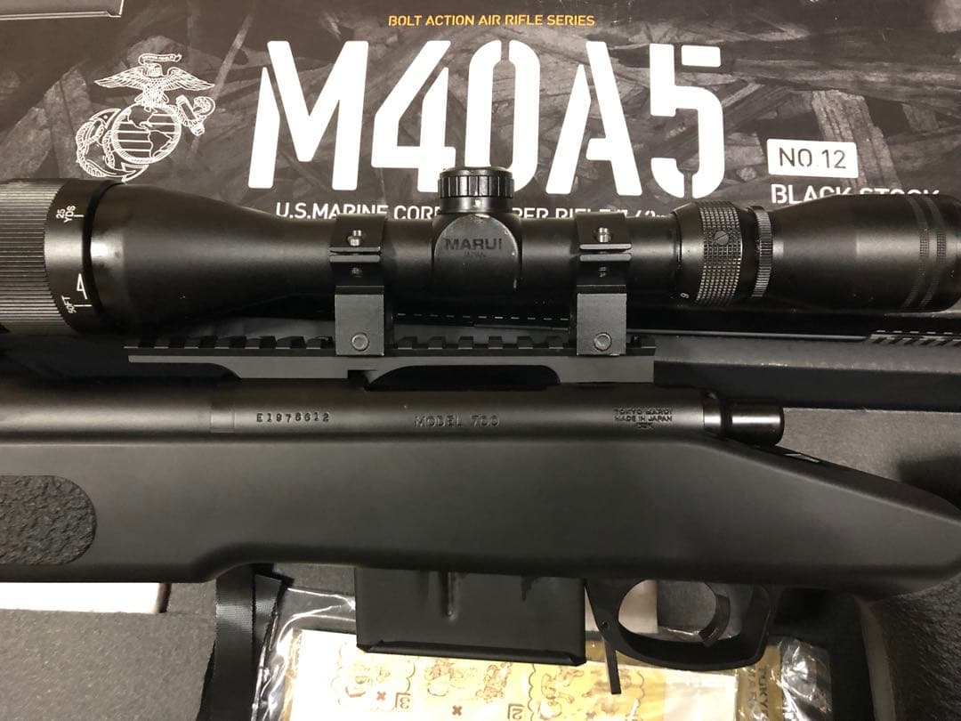 東京マルイ M40A5 ボルトアクション スコープ、スリング、説明書付き