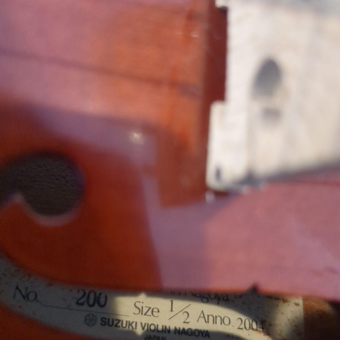 SUZUKI バイオリン 本体 1/2 弓付き ケース付き