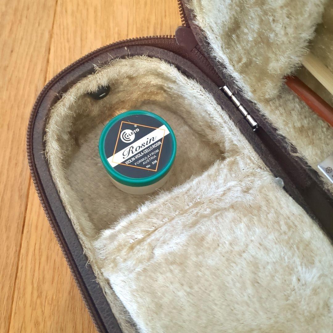 SUZUKI バイオリン 本体 1/2 弓付き ケース付き