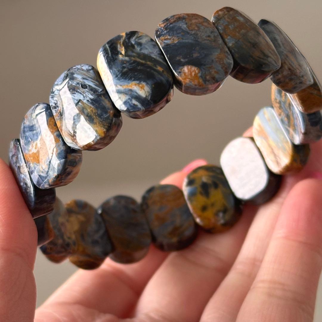 高品質 最高級 希少 ブルーピーターサイト バングル 18mm 19cm 上質