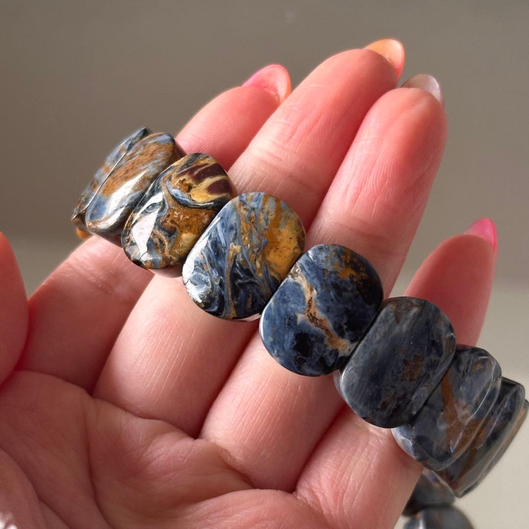 高品質 最高級 希少 ブルーピーターサイト バングル 18mm 19cm 上質