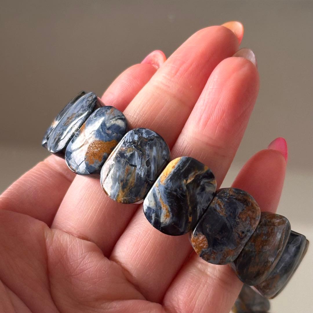 高品質 最高級 希少 ブルーピーターサイト バングル 18mm 19cm 上質