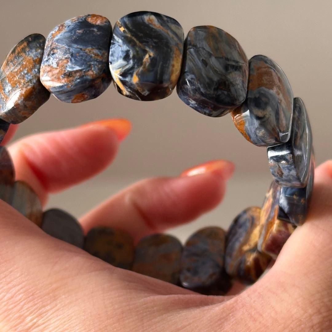 高品質 最高級 希少 ブルーピーターサイト バングル 18mm 19cm 上質