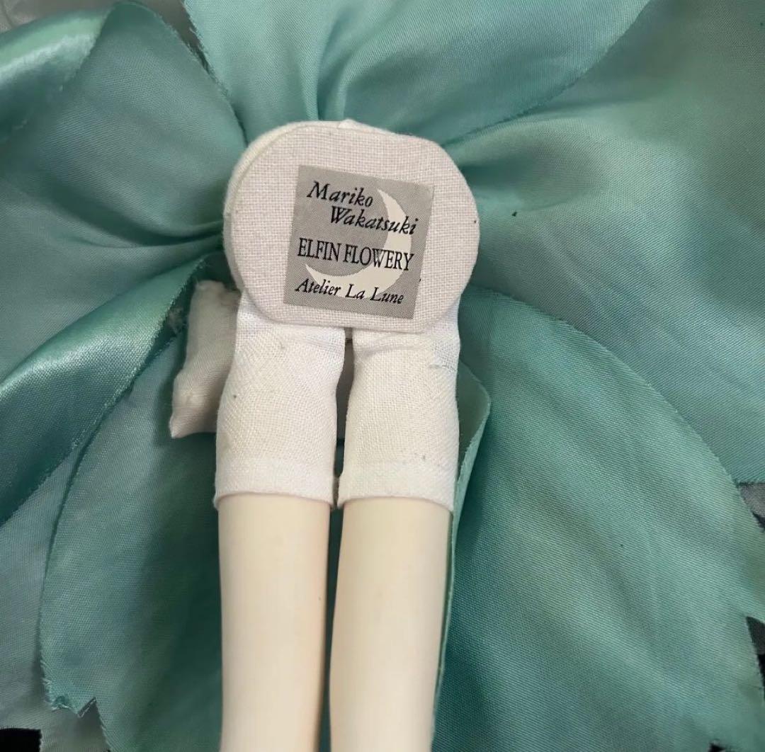 若月まりこ　ビスクドール　花の妖精　ブルー　作家ドール コレクターズドール