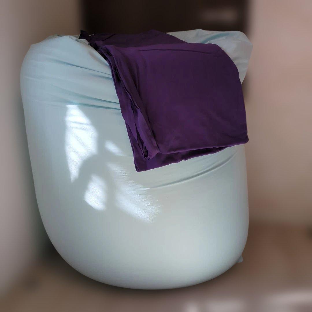 【直接受渡歓迎】ヨギボー マックス (Yogibo Max) ＆パープルカバー付