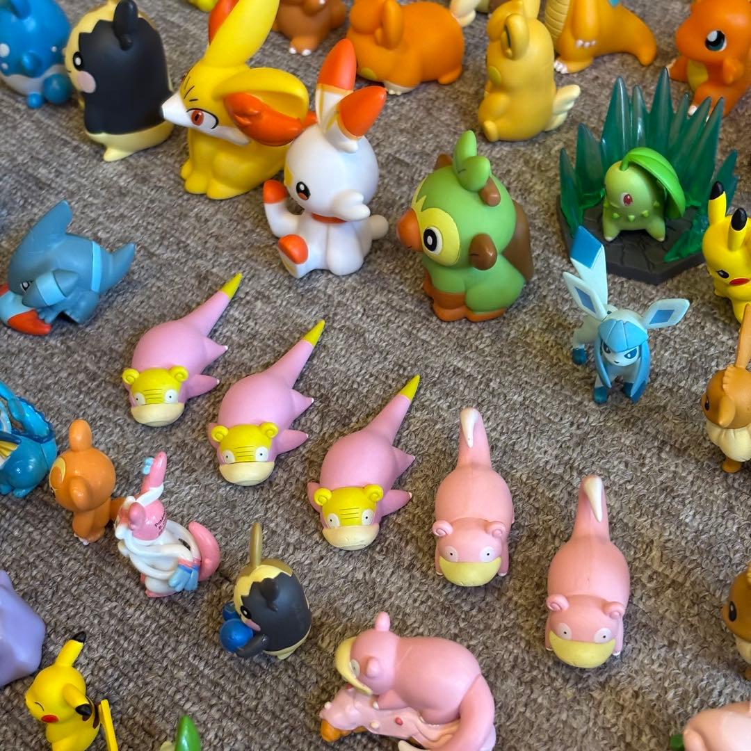 ポケモン　指人形　フィギュア　まとめ売り　セット売り 御三家　ピカチュウ　60点