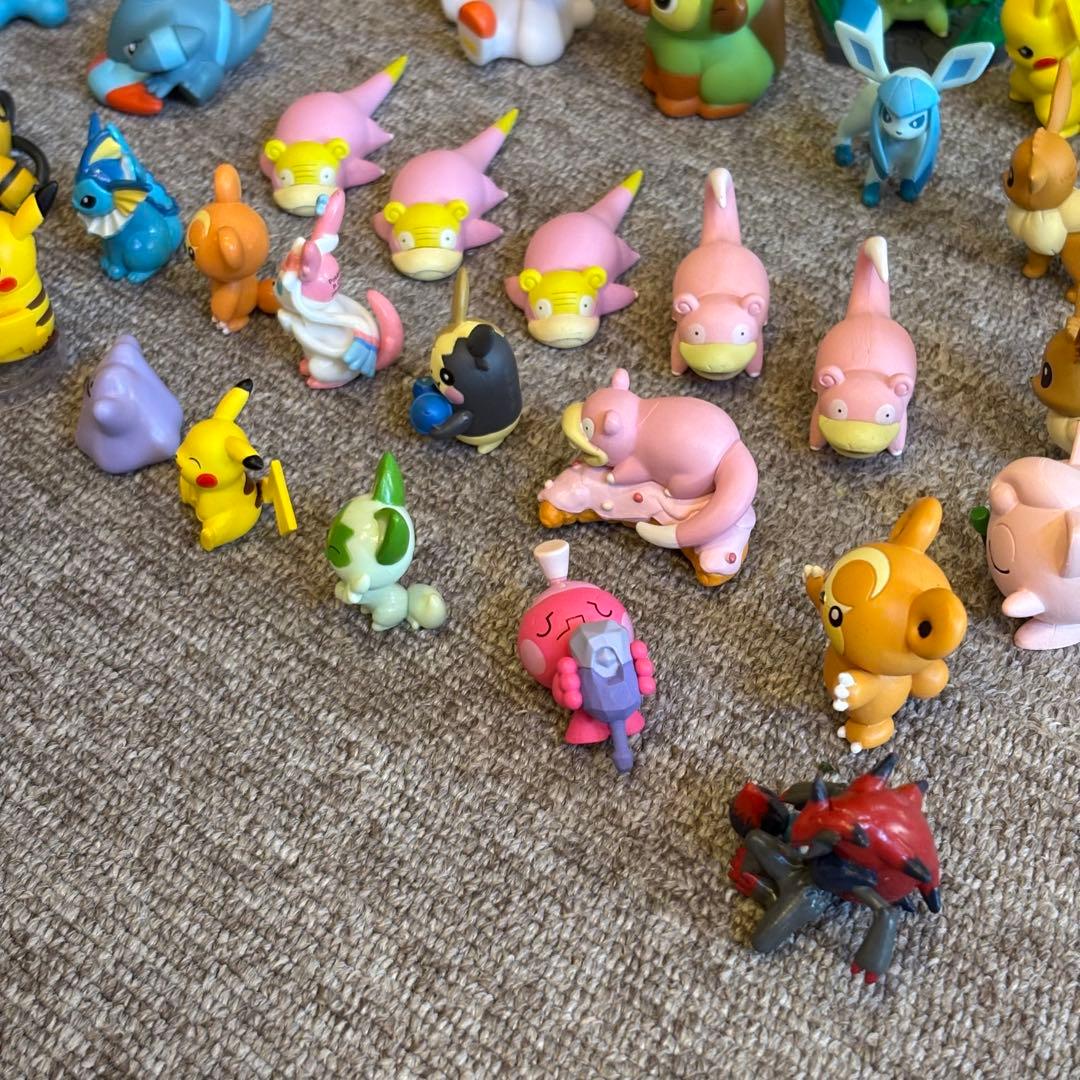 ポケモン　指人形　フィギュア　まとめ売り　セット売り 御三家　ピカチュウ　60点