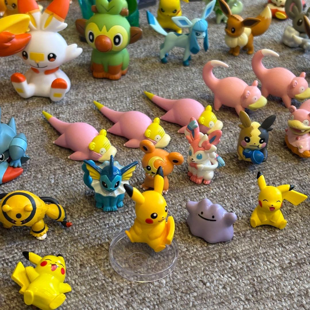 ポケモン　指人形　フィギュア　まとめ売り　セット売り 御三家　ピカチュウ　60点
