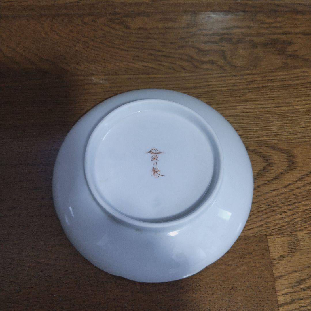 3枚セット　深川製磁  有田焼　料亭風　涼しげ　盛り皿　取り皿