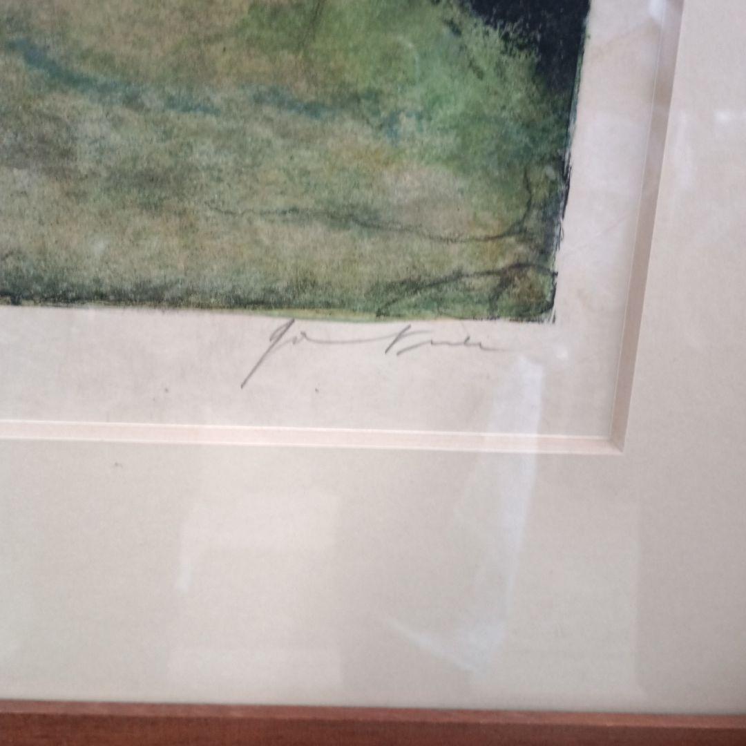 7782)ベルナール・ガントナー 　リトグラフ「画題不明」