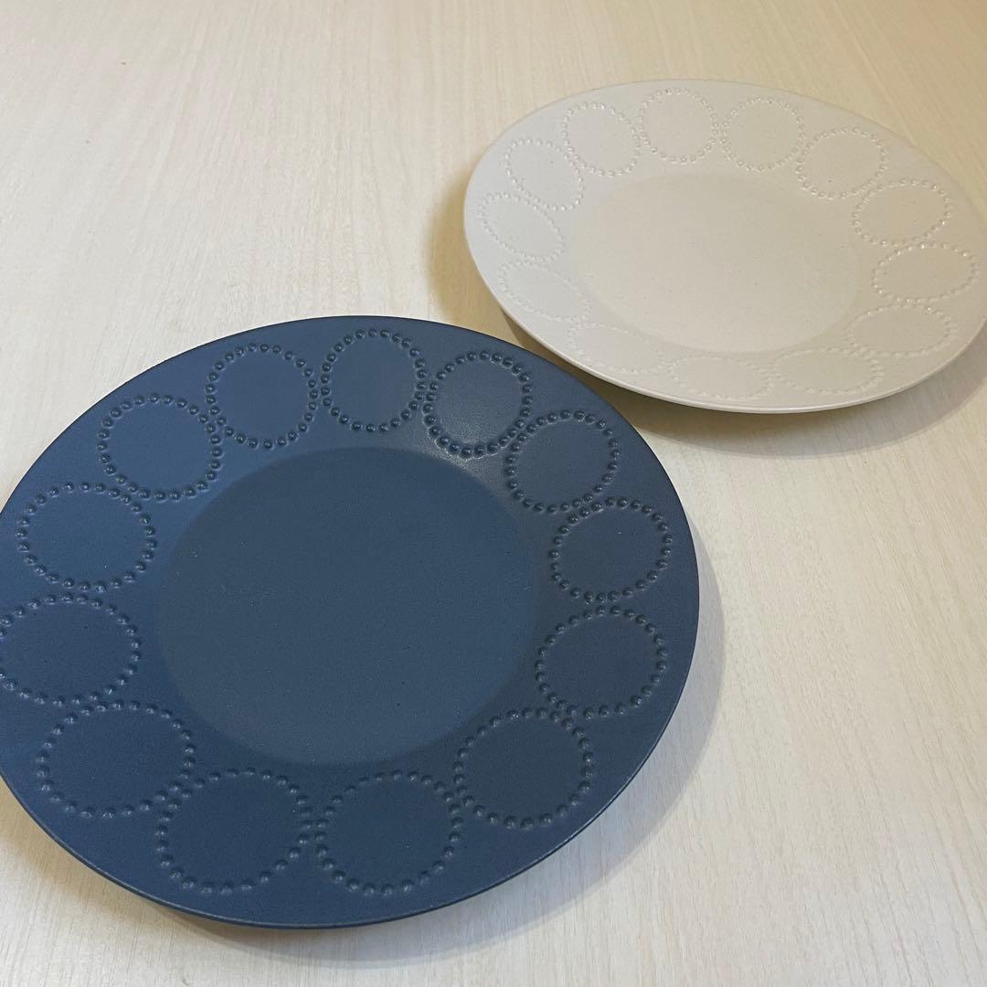 【１回の使用美品】ミナペルホネン タンバリンプレート大 23㎝　2枚