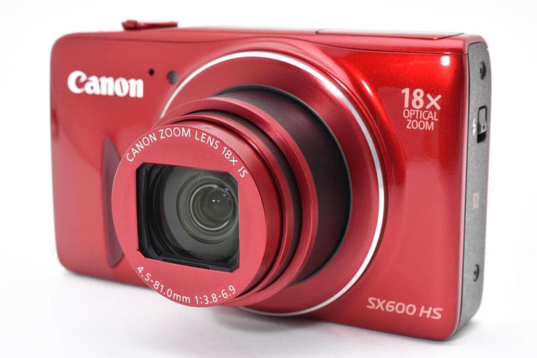 【特上美品】Canon PowerShot SX600 HS レッド 元箱