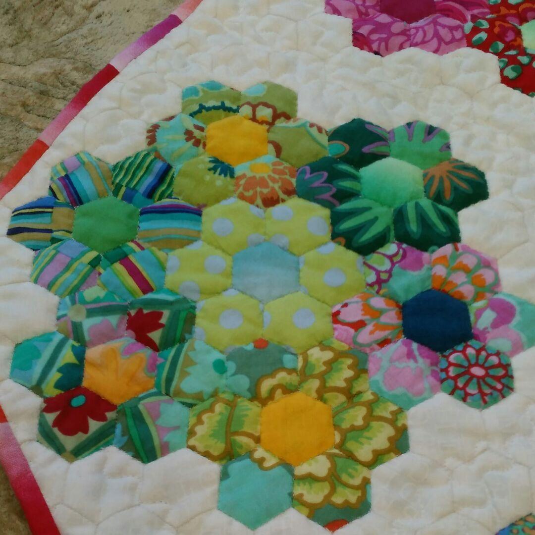 パッチワークキルトタペストリー