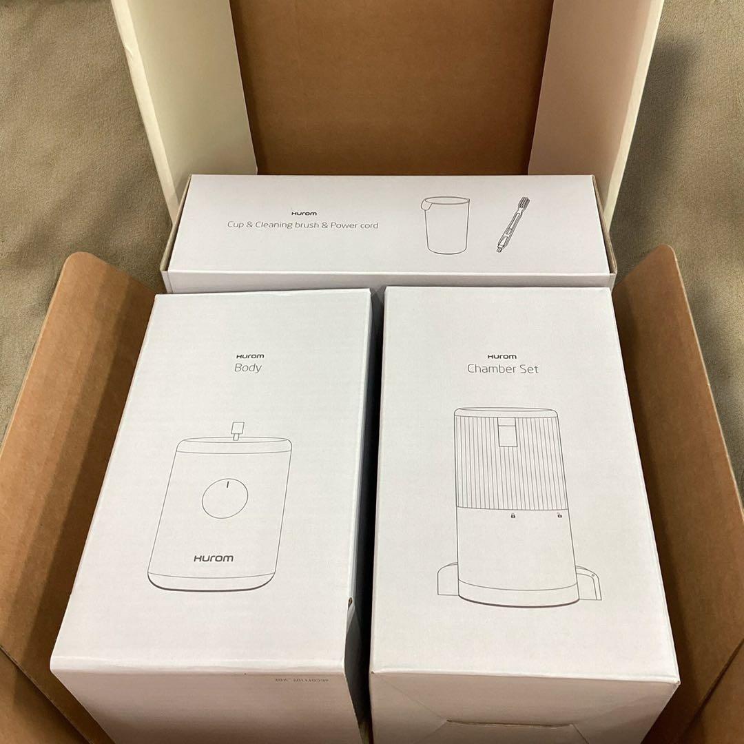 3日間限定！【アウトレット】　H310A HUROM スロージューサー　ブルー