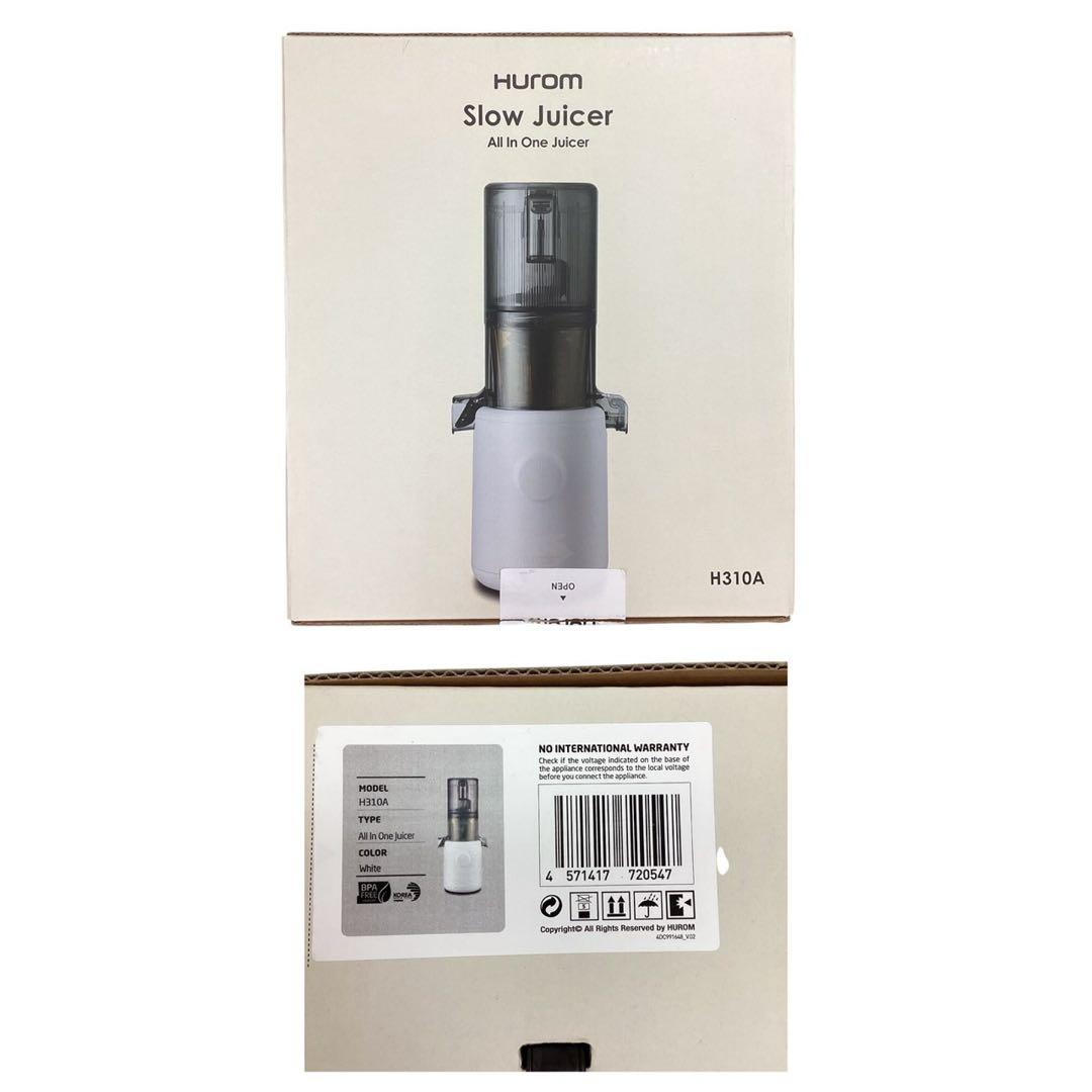 3日間限定！【アウトレット】　H310A HUROM スロージューサー　ブルー