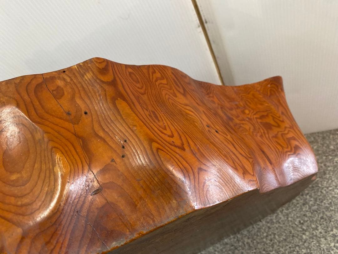 屋久杉 花台 台座 飾り台 盆栽台 一枚板 珍木 古民藝 天然木 床置き 玄関