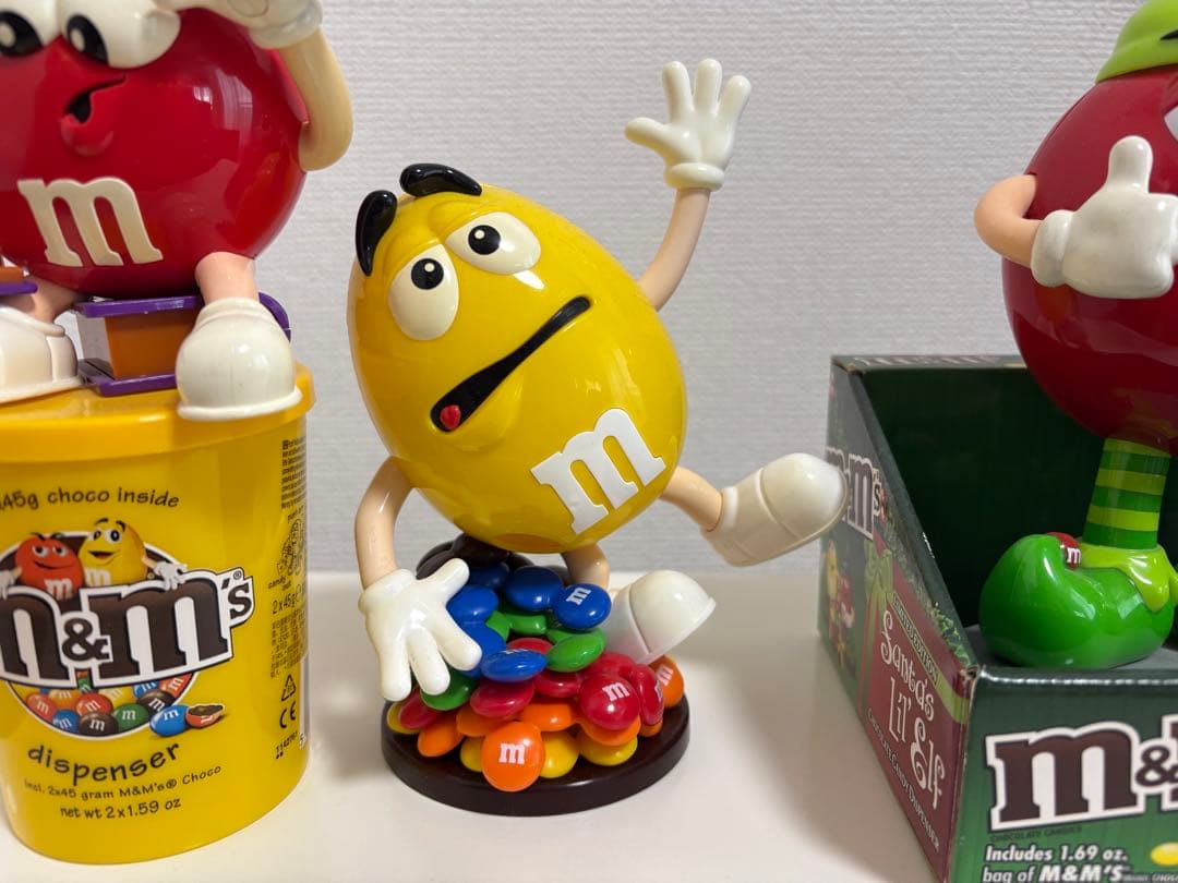 M&M's ディスペンサー 3体セット