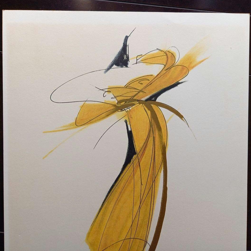 ジャンフランコフェレ デザイン画 絵画 クリスチャンディオール DIOR