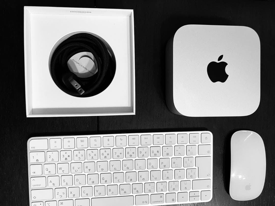 【美品】Mac mini M4 256GB/24GB 純正マウス・キーボード付