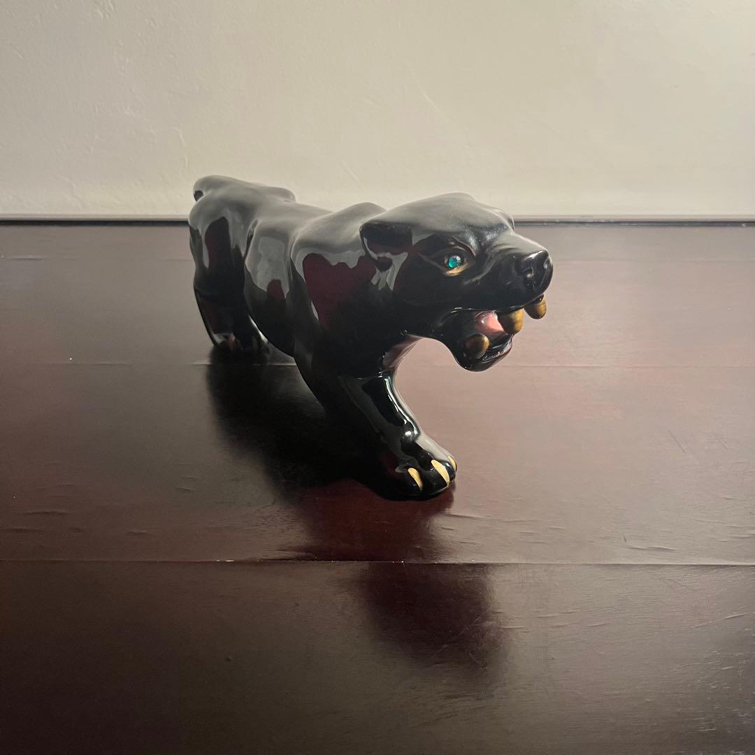 50's ビンテージ　ブラックパンサー　黒豹　ミッドセンチュリー　アンティーク