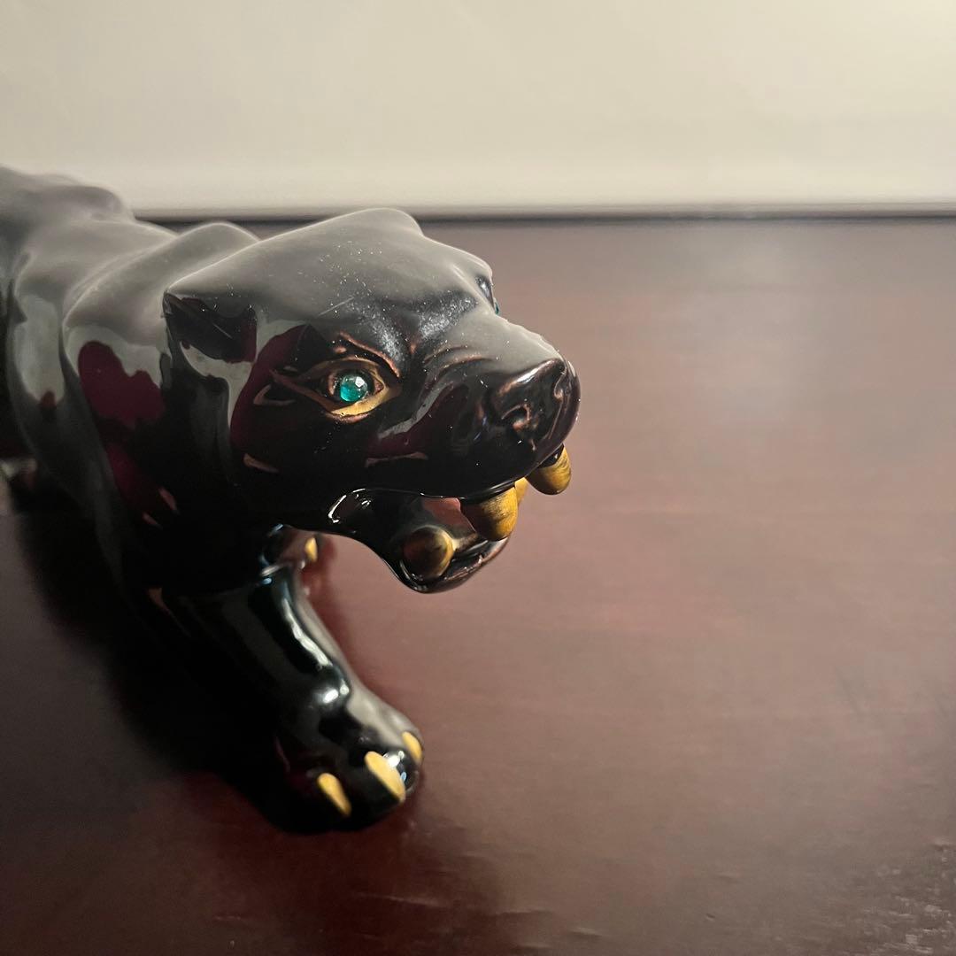 50's ビンテージ　ブラックパンサー　黒豹　ミッドセンチュリー　アンティーク