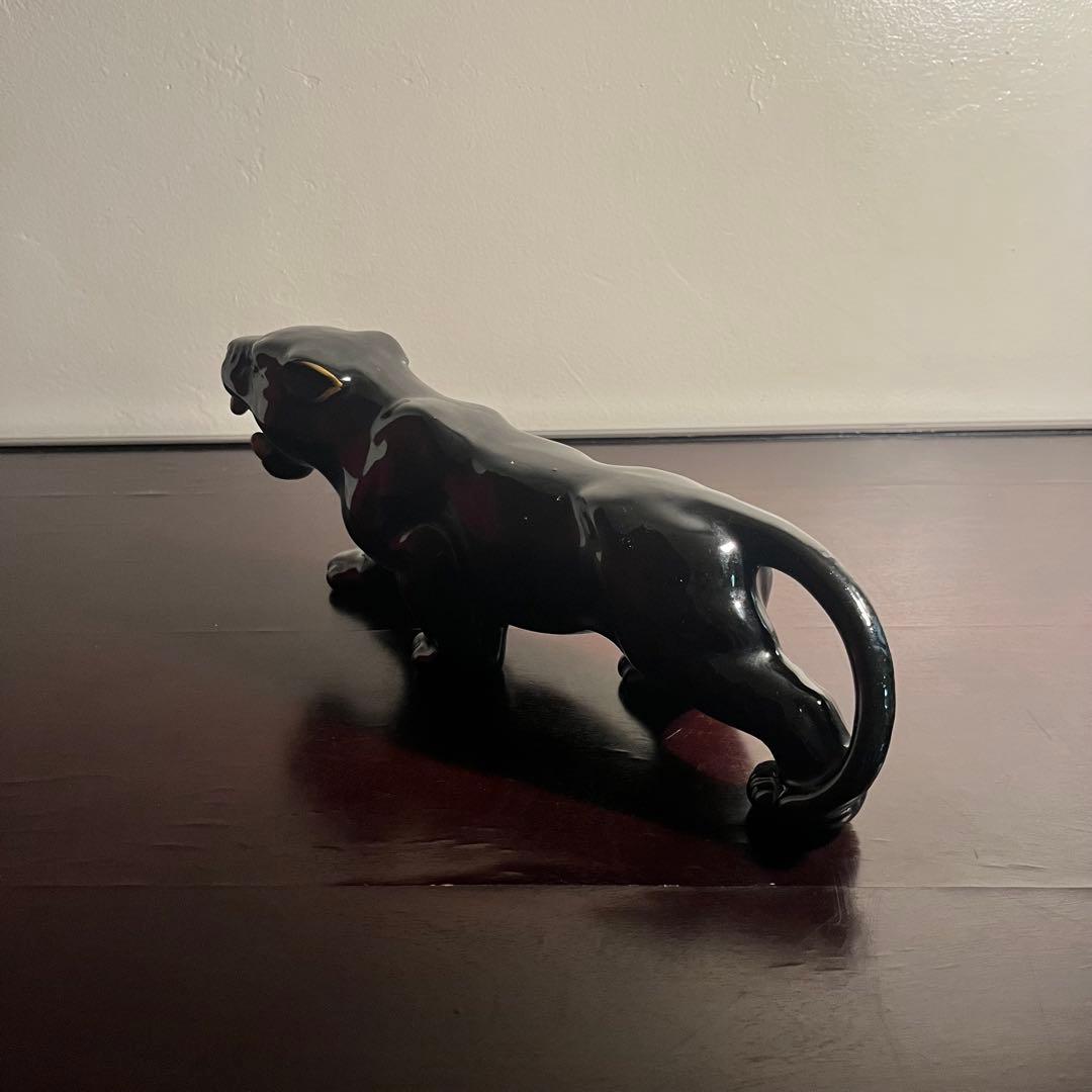 50's ビンテージ　ブラックパンサー　黒豹　ミッドセンチュリー　アンティーク