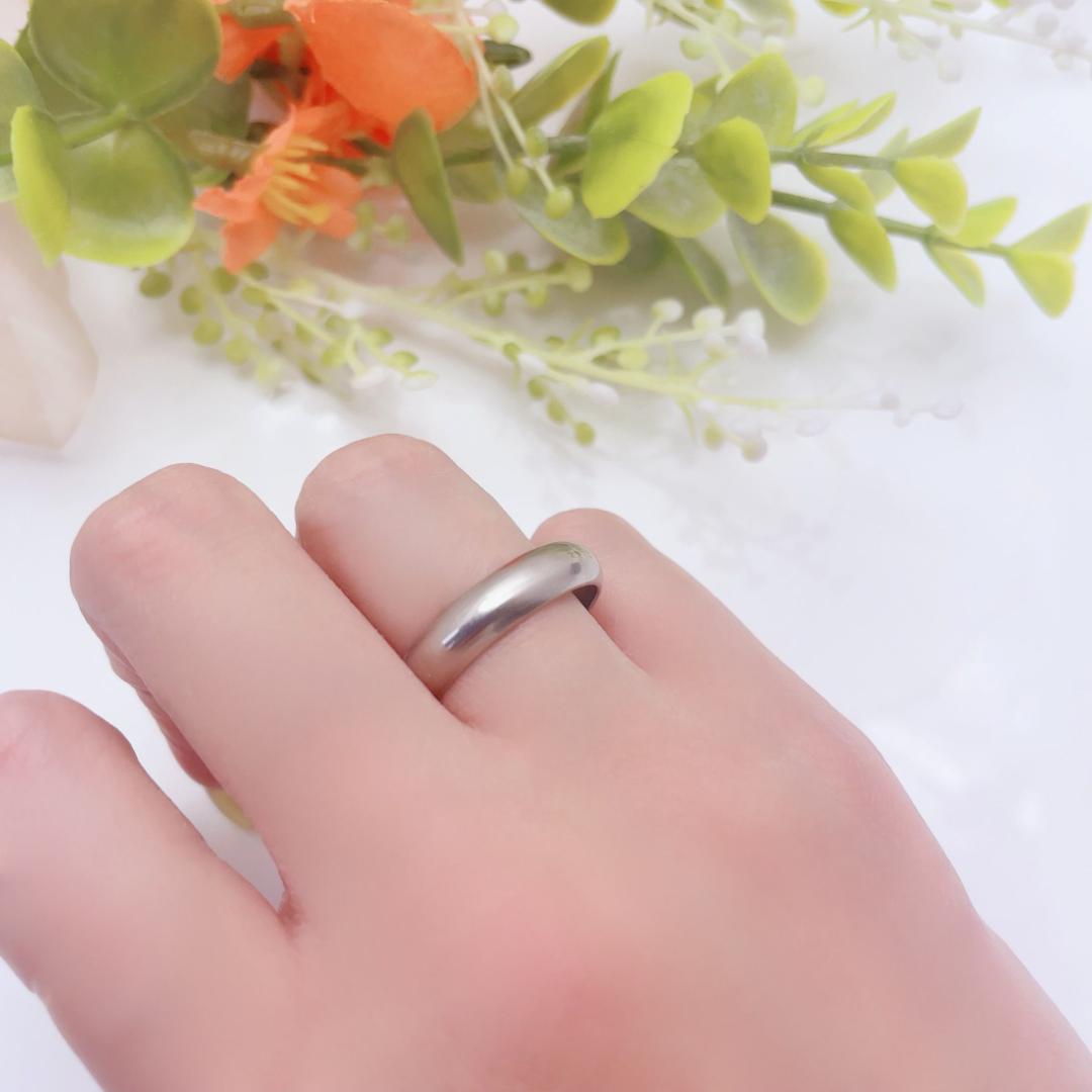 ペアリング シンプルなデザインにオリジナル感を☆鏡面 艶消し ステンレス