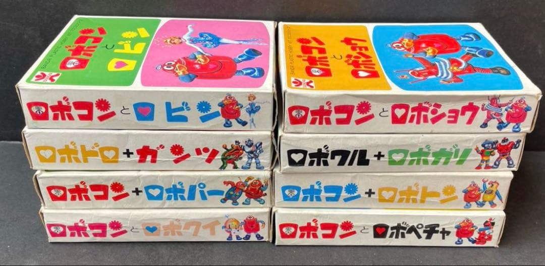 旧バンダイ　ロボコン　ミニ　プラモデル　10体　箱付き