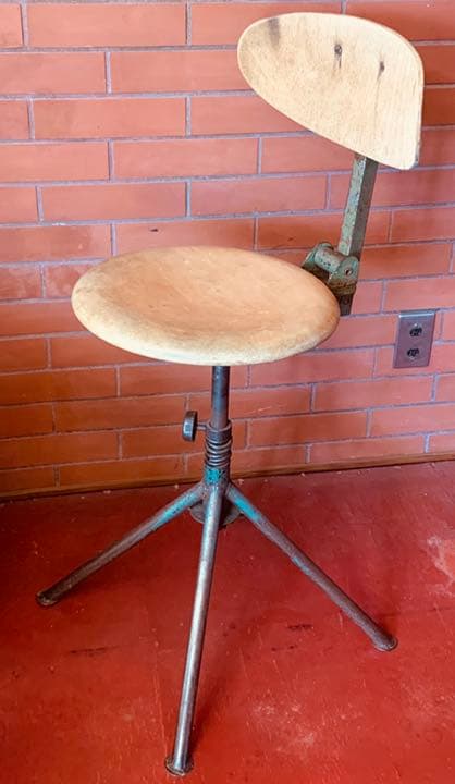 【送料無料！】インダストリアルチェア アンティーク 40〜50's 目黒通り購入