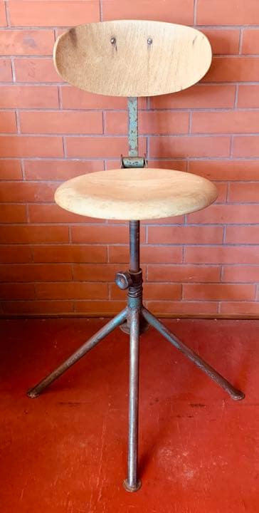 【送料無料！】インダストリアルチェア アンティーク 40〜50's 目黒通り購入