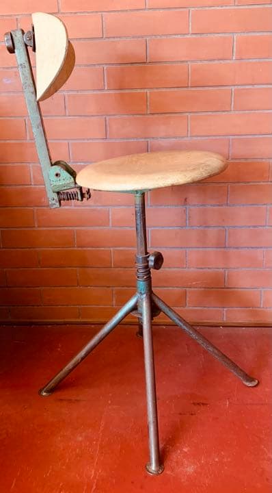 【送料無料！】インダストリアルチェア アンティーク 40〜50's 目黒通り購入