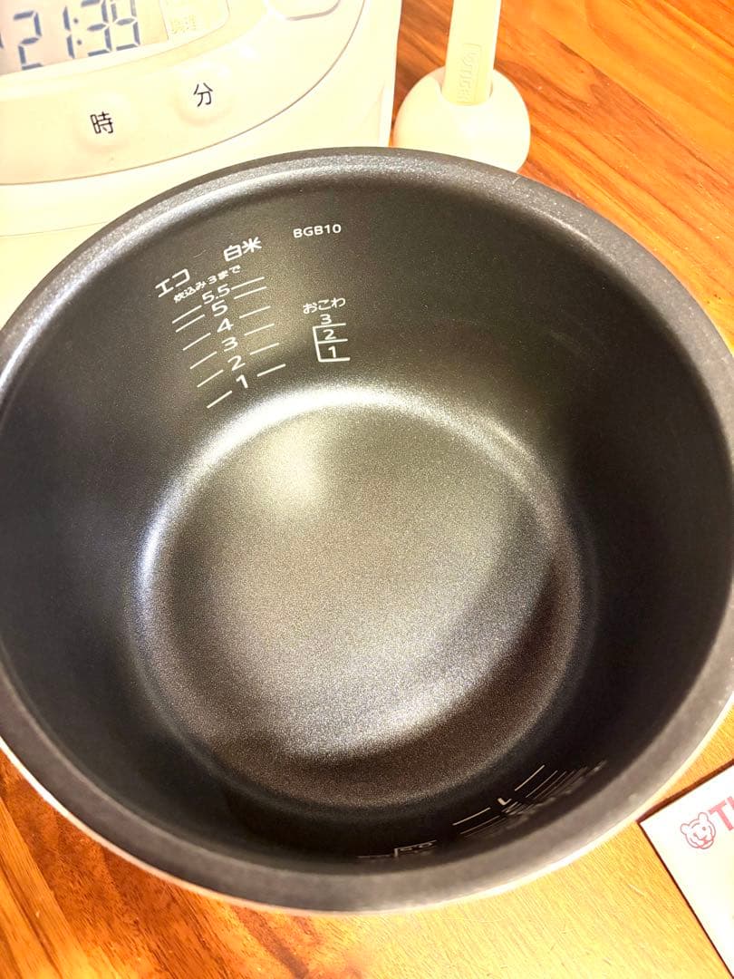 TIGER 炊飯器 JBH-G1 ホワイト 取扱説明書付き