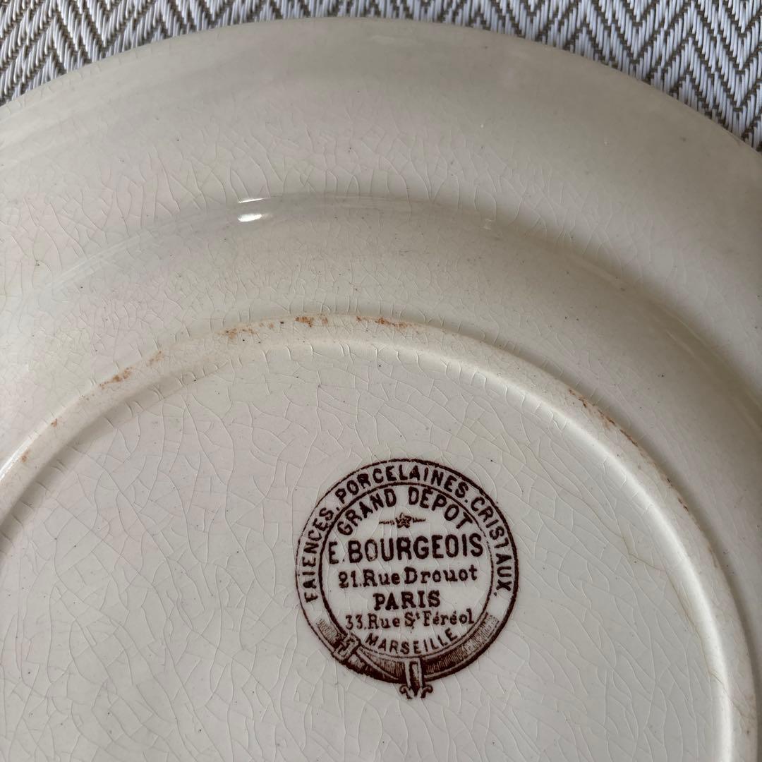 ⭐️フランスアンティーク⭐️エミールブルジョワ⭐️ディナープレート⭐️
