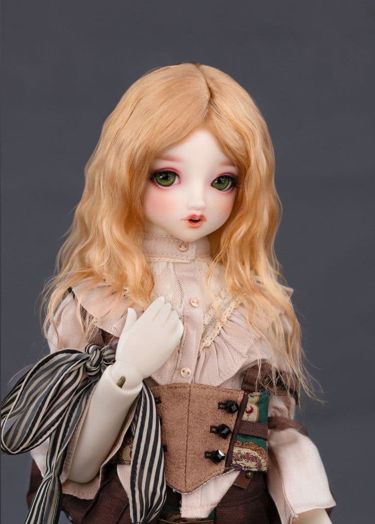 AX78 BJD 1/3 人形 ドール　用ウィッグ カツラ 耐熱 ハンドメイド