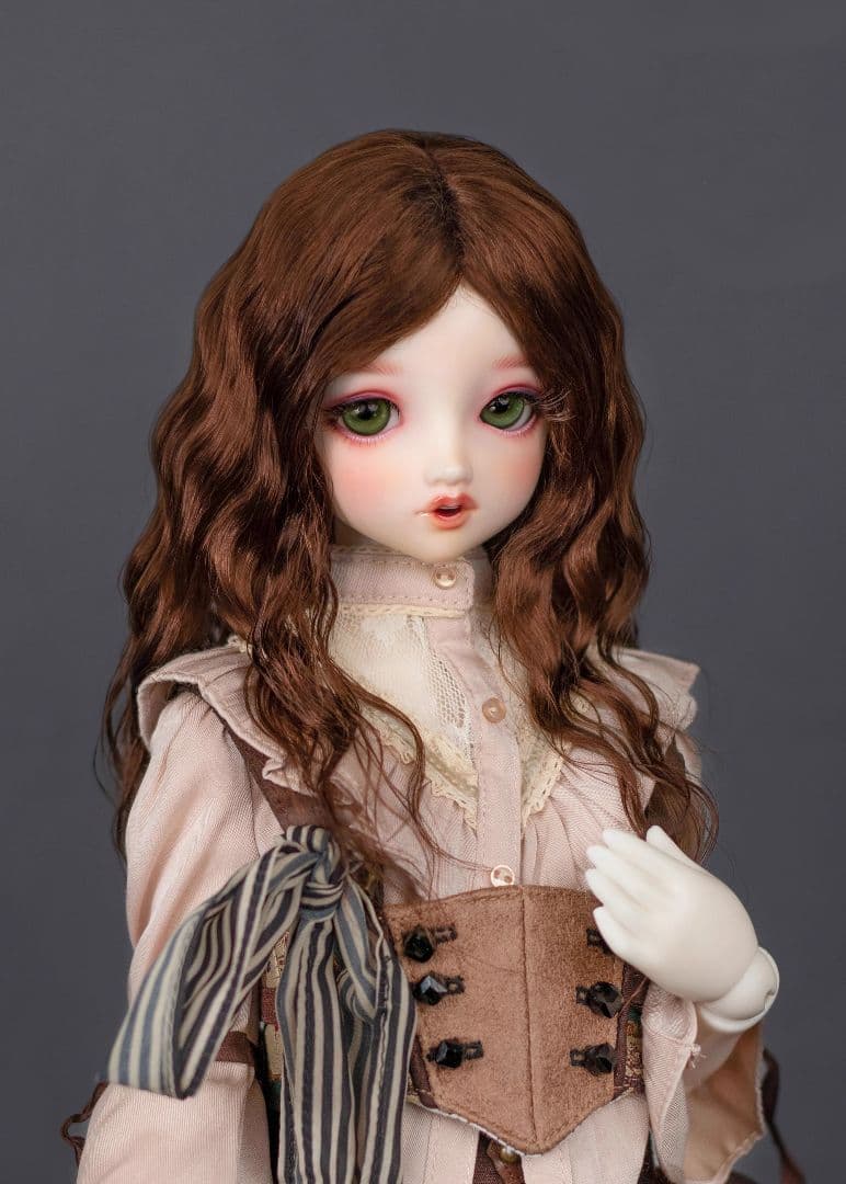 AX78 BJD 1/3 人形 ドール　用ウィッグ カツラ 耐熱 ハンドメイド