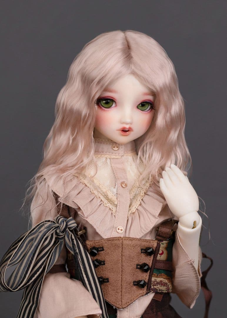 AX78 BJD 1/3 人形 ドール　用ウィッグ カツラ 耐熱 ハンドメイド