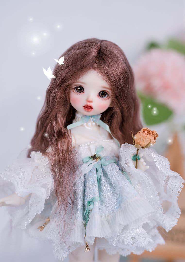 AX78 BJD 1/3 人形 ドール　用ウィッグ カツラ 耐熱 ハンドメイド