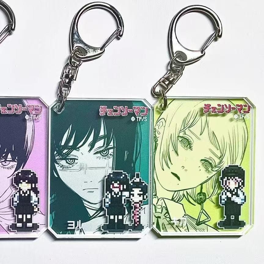 【即購入OK】チェンソーマン アクリルキーホルダー マキマ アサ ヨル キガ